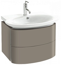 Jacob Delafon Тумба с раковиной Presquile 80 титан – фотография-1