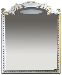 Misty Зеркало Элис 100 белое/патина – фотография-1