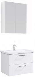 Aqwella Мебель для ванной Манчестер 70 подвесная, зеркало-шкаф – фотография-1