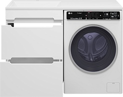 Misty Тумба под раковину Байкал 55 под стиральную машину белая – фотография-5