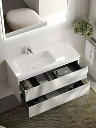 Sancos Мебель для ванной Snob R 100L bianco – фотография-6