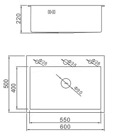 Stella Polare Мойка кухонная Кастельо 60 SP-00001884 золото – фотография-3