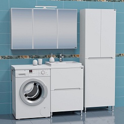 СанТа Мебель для ванной Лондон 59 R белая – фотография-2