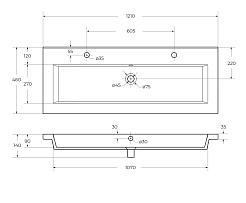 Cezares Тумба с раковиной Plane 120 подвесная bianco lucido – фотография-9
