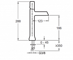 Jacob Delafon Смеситель для раковины Toobi E8960-BN – фотография-2