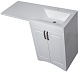 Style Line Тумба с раковиной Даллас классик 120 Люкс R, белая, PLUS – картинка-8