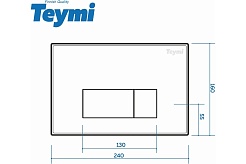 Teymi Унитаз подвесной Lina Pro T40106 с инсталляцией Aina T70011 кнопка Helmi T70018WM – фотография-12