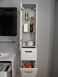 Акватон Пенал для ванной "Валенсия" L жемчуг – фотография-3