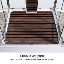 Avacan Душевая кабина 120/90 Z1912LED прозрачная – фотография-4