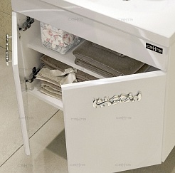 СанТа Тумба для умывальника Ливерпуль 60 подвесная – фотография-3