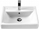 Onika Мебель для ванной Балтика-Квадро 55.11 Black L белая – фотография-27