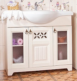 Бриклаер Тумба для умывальника Кантри 105 – фотография-1