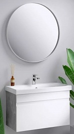 Aqwella Мебель для ванной Smart 80 бетон светлый – фотография-1