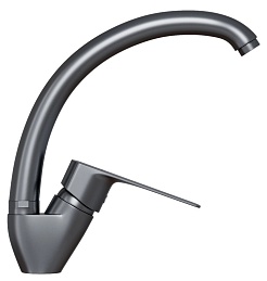 Mixline Смеситель для кухни 35k ML15-032GR графит – фотография-3