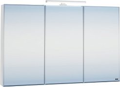 СанТа Зеркальный шкаф Стандарт 120 трельяж свет белый – фотография-1