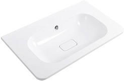 Cezares Тумба с раковиной без отверстия под смеситель Relax 80 подвесная сатин – фотография-10