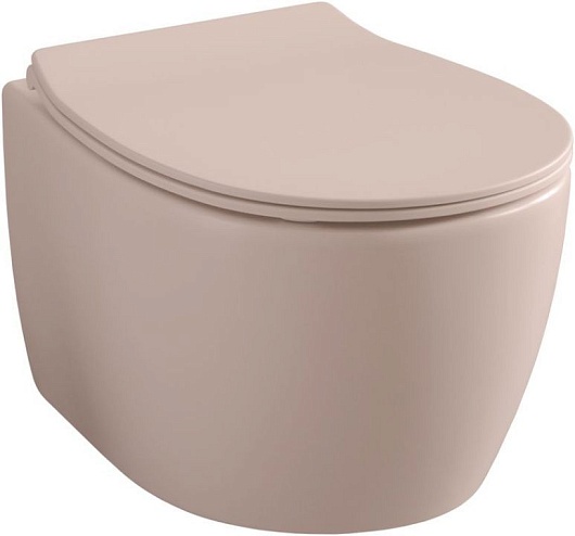 Allen Brau Чаша подвесного унитаза Fantasy 4.11004.SM розовый – фото-1