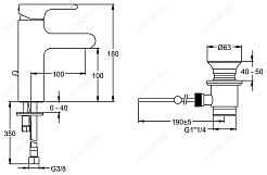 Jacob Delafon Смеситель Singulier E10860-CP – фотография-4