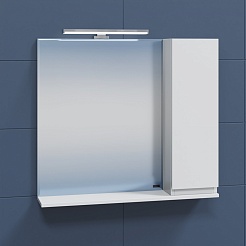 СанТа Мебель для ванной Марс 80 подвесная белая – фотография-8