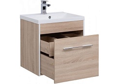 Aquanet Тумба с раковиной Августа 58 дуб сонома – фотография-5