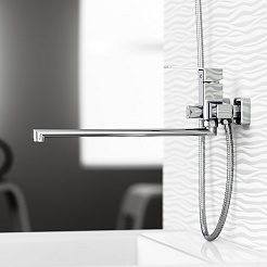 Tokito Смеситель для ванны AKARI хром TOK-AKA-1015 – фотография-4