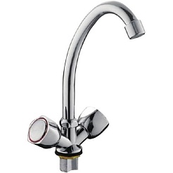 Frap Смеситель для кухни H09 F4009-2 хром – фотография-1