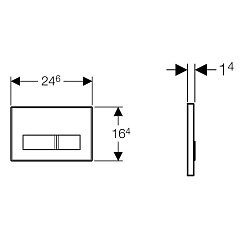 Geberit Кнопка смыва Sigma 50 115.788.GH.5 – фотография-2