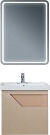 Бриклаер Мебель для ванной Брайтон 60 глиняный серый – фотография-1