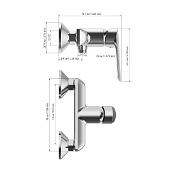 Tokito Смеситель для душа TOKITO MISAWA хром TOK-MIS-1016 – фотография-8