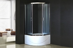 Royal Bath Душевой уголок 100/100 BK RB 100BK-C-CH – фотография-4