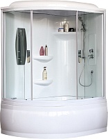 Royal Bath Душевая кабина ALP RB 140ALP-T-R/b/g 140x95 R стекло прозрачное профиль белый