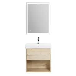 BelBagno Тумба под раковину Neon 60 подвесная Pino Bianco – фотография-5