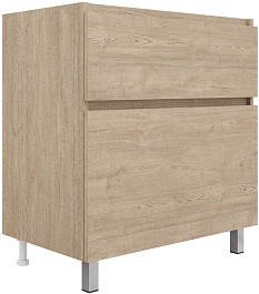 Teymi Тумба под раковину Laina 75 дуб светлый – фотография-1