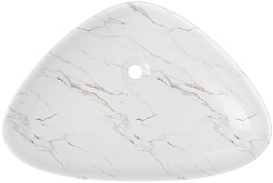 Teymi Раковина накладная Ellie W 60 T50593 белый мрамор – фотография-2
