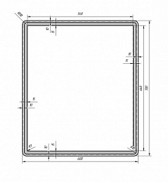 Dreja Зеркало Tiny LED 60 – фотография-2