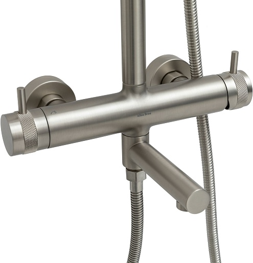 Allen Brau Душевая стойка Priority 5.31A10-BN никель браш – картинка-5