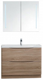 BelBagno Мебель для ванной напольная ANCONA-N 800 Rovere Bianco, подсветка – фотография-1
