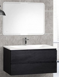 Cezares Мебель для ванной MOLVENO 100 Nero, BTN – фотография-1
