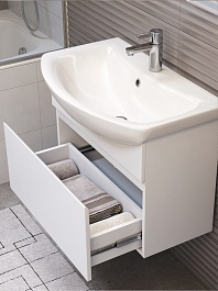 Vigo Мебель для ванной Wing 700-0-1 подвесная белая – фотография-6