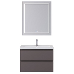 BelBagno Тумба с раковиной Kraft 75 подвесная Темно-Серый матовый с раковиной CZR-8070-75 – фотография-13