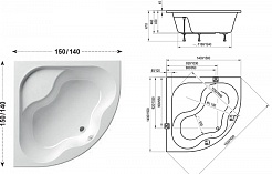 Ravak Акриловая ванна Gentiana 150 – фотография-8
