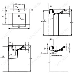 Jacob Delafon Мебель для ванной Odeon Up 70 – фотография-6