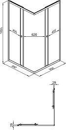 Triton Душевой уголок Вента 100/100 Щ0000052961 – фотография-4