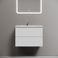 Sancos Тумба с раковиной Snob R 70 bianco – фотография-4