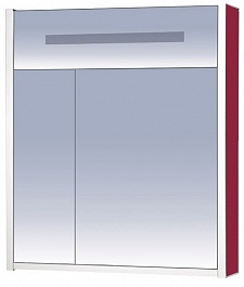 Misty Зеркало-шкаф для ванной Джулия 65 бордовый – фотография-1