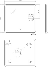 BelBagno Зеркало SPC-MAR-900-800-LED-TCH-LNZ – фотография-6