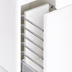 Vivon Пенал Atwood 35 L с корзиной белый матовый левосторонний – фотография-8