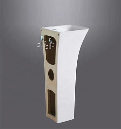 Ceruttispa Раковина напольная Alessia 42 CT7834 белая – фотография-8