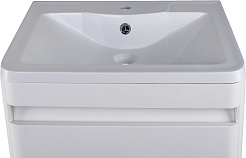 Style Line Тумба с раковиной подвесная Атлантика 60, Люкс антискрейч, PLUS – фотография-7