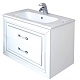 Атолл Мебель для ванной Валери 80 белая/серебро – фотография-8